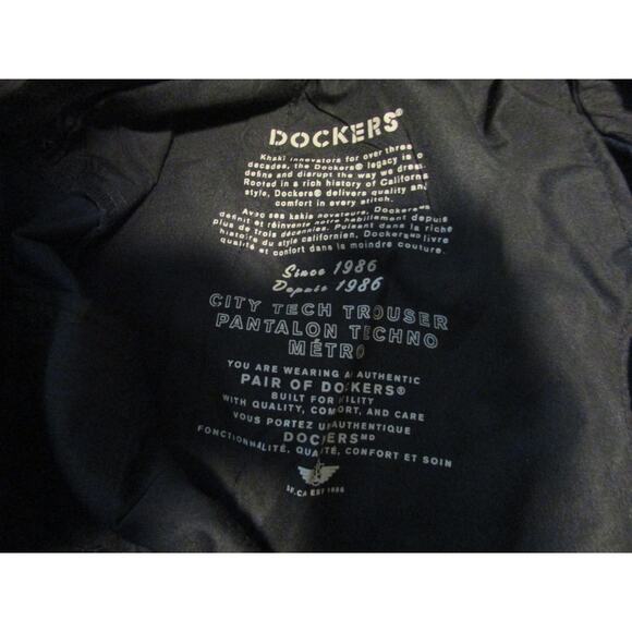 NWT Men's Dockers City Tech Straight Fit Smart 360 Pants - Navy 42x32 - Picture 4 of 5